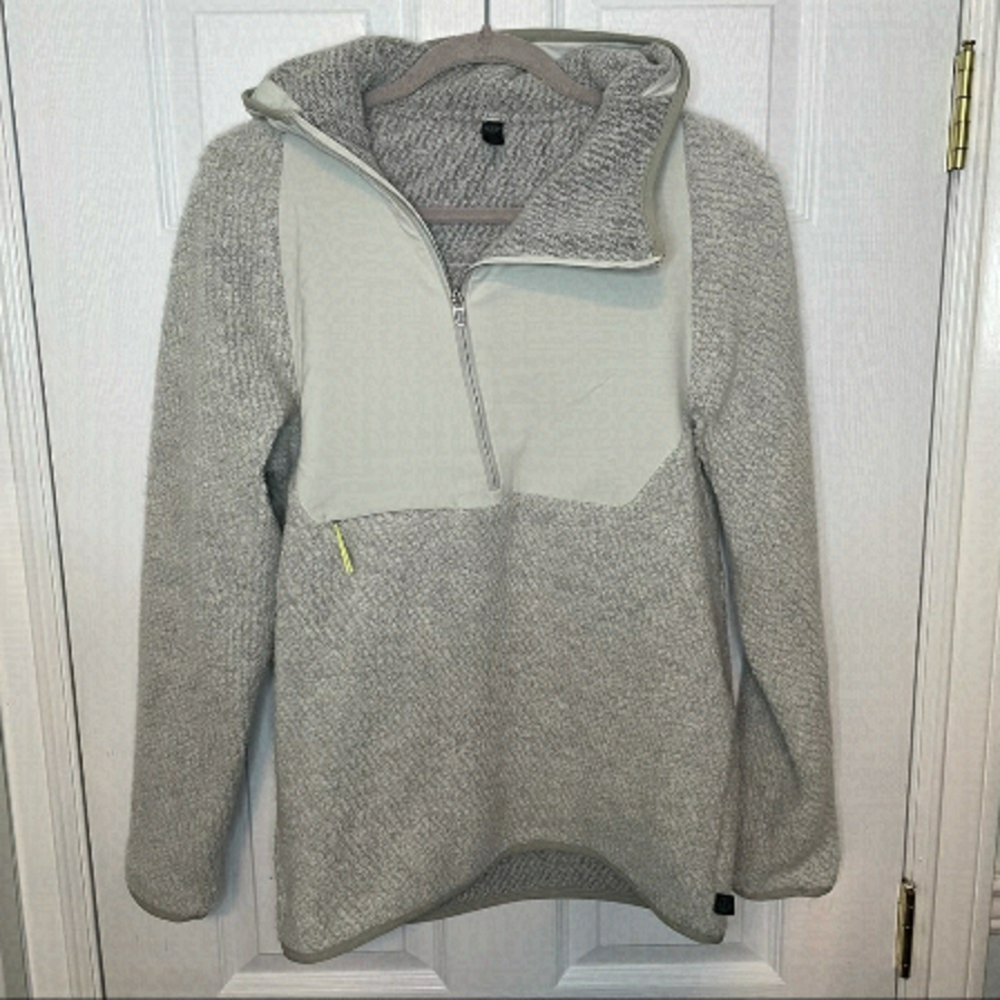 LULULEMON Rare Grey Cozy 3/4 Zip Up Hoodie Pullover Sweater Jacket XS men’s